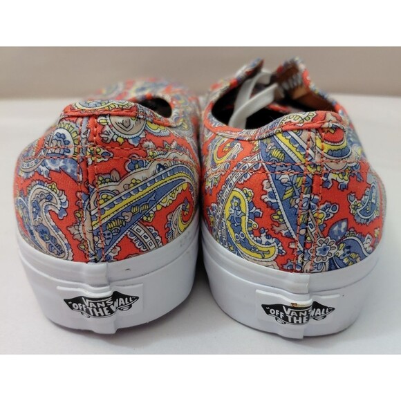 VANS Ultra Cush Paisley Print Men's 8.5/ Women's 10 Low Top Sneakers - Picture 4 of 8